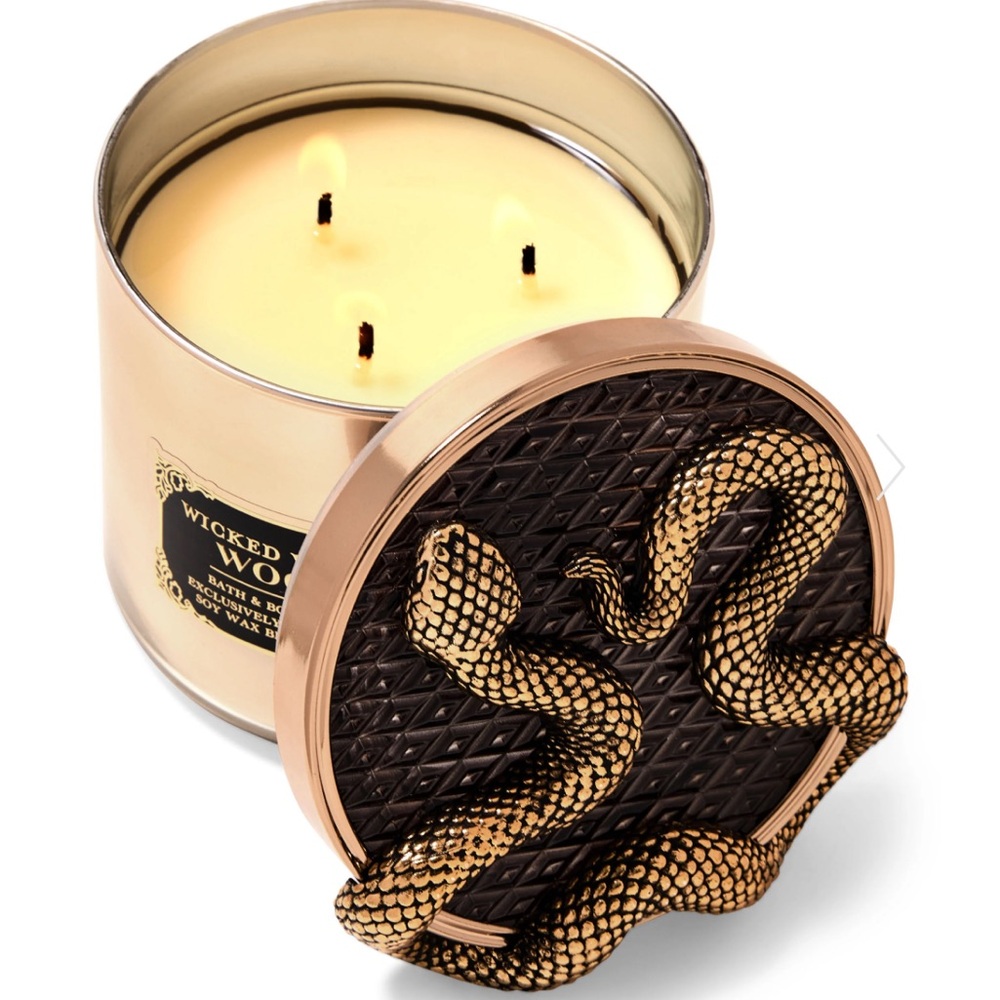 BATH & BODY WORKS NWT Wicked Vanilla Woods Candle & Coffin Wallflowers Plug-In - Picture 15 of 16